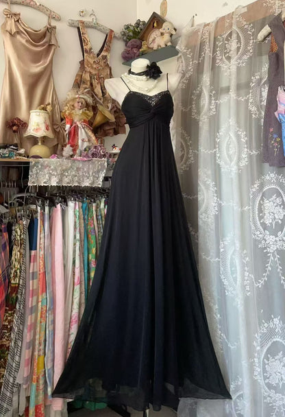 Trägerloses silbernes Vintage-Abendkleid, A-Linie, Geburtstagskleid J9370