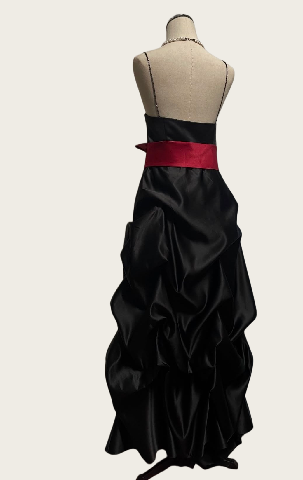 Trägerloses silbernes Vintage-Abendkleid, A-Linie, Geburtstagskleid J9370