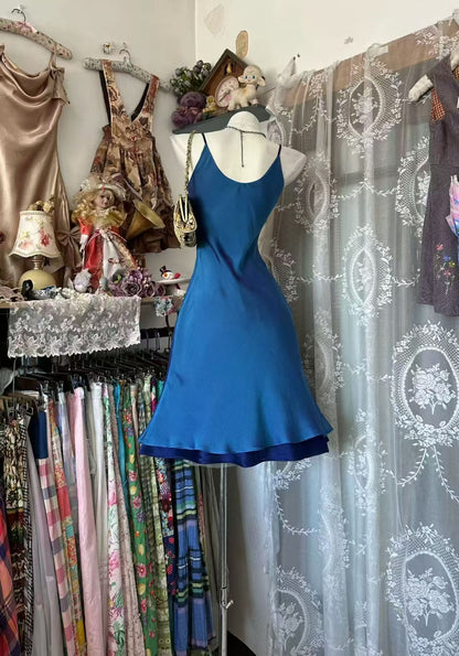 Trägerloses silbernes Vintage-Abendkleid, A-Linie, Geburtstagskleid J9370