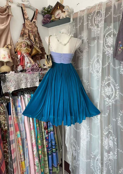 Trägerloses silbernes Vintage-Abendkleid, A-Linie, Geburtstagskleid J9370