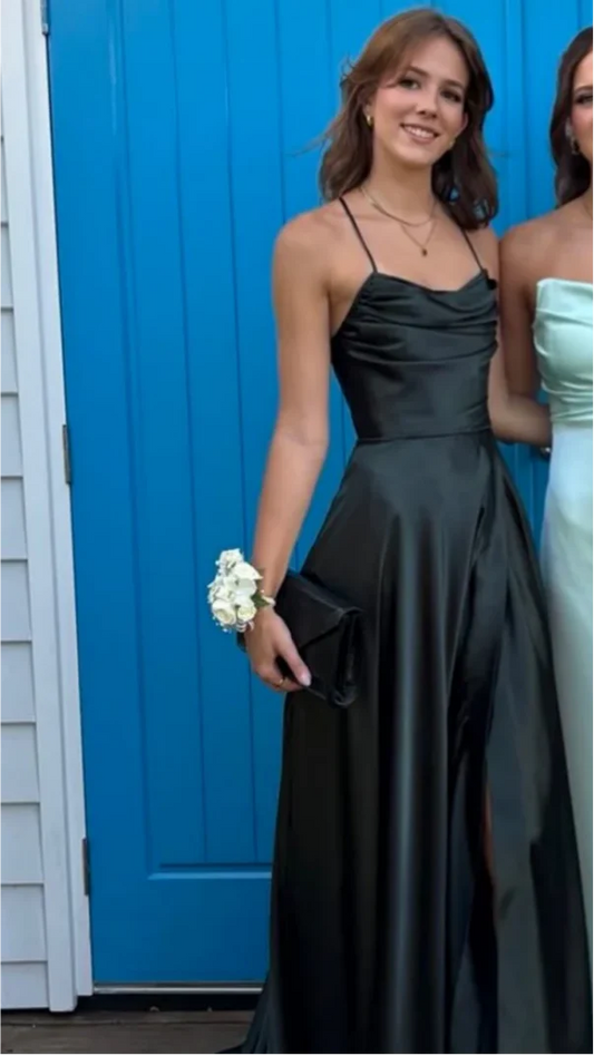 Trägerloses silbernes Vintage-Abendkleid, A-Linie, Geburtstagskleid J9370