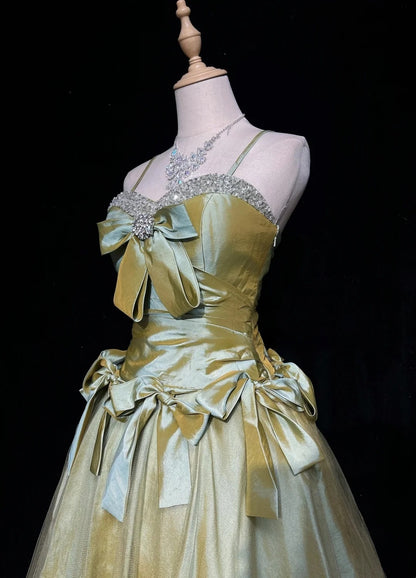 Robe de bal bustier violette en satin avec appliques, robe de soirée formelle J9413