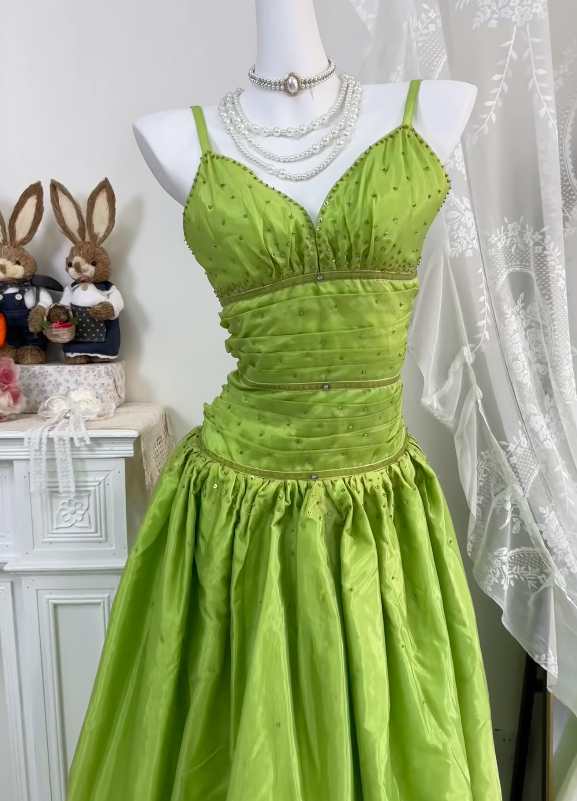 Trägerloses silbernes Vintage-Abendkleid, A-Linie, Geburtstagskleid J9370