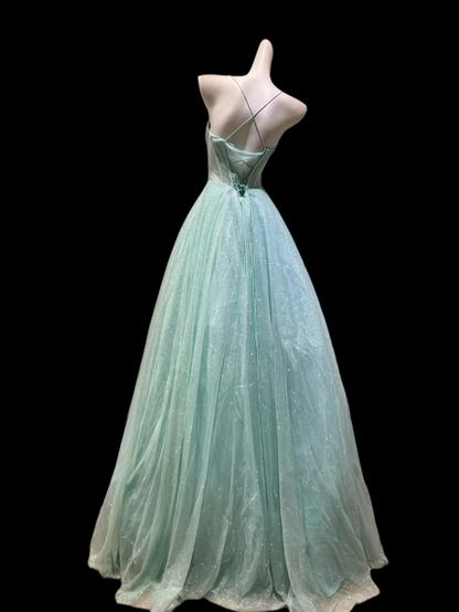 Trägerloses silbernes Vintage-Abendkleid, A-Linie, Geburtstagskleid J9370