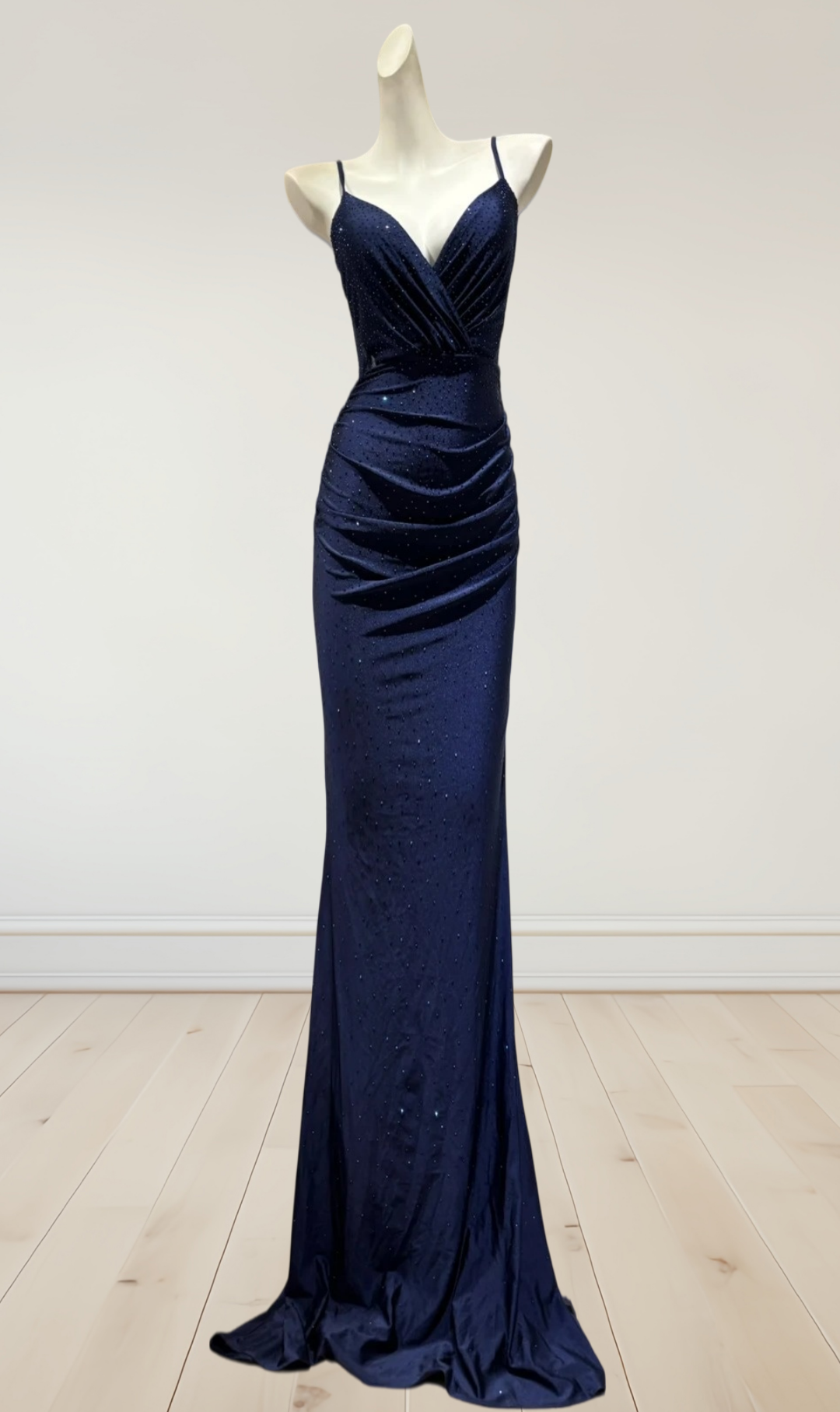 Robe de bal bustier violette en satin avec appliques, robe de soirée formelle J9413