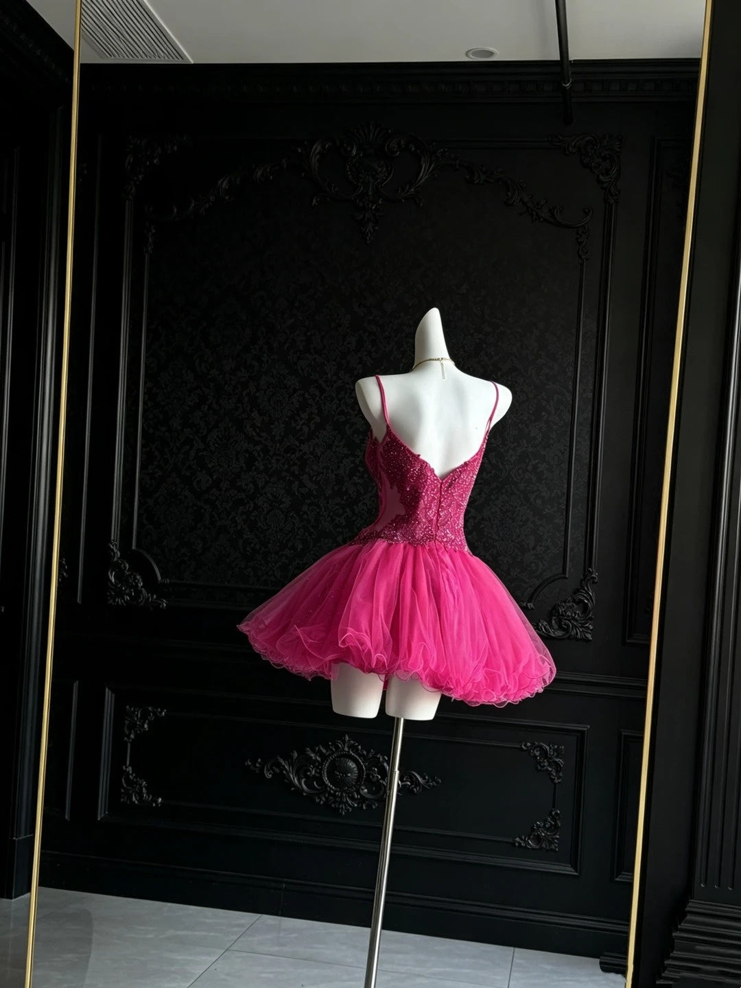 Robe de bal bustier violette en satin avec appliques, robe de soirée formelle J9413