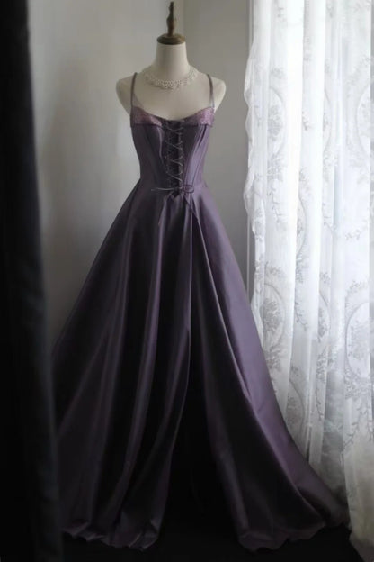 Trägerloses silbernes Vintage-Abendkleid, A-Linie, Geburtstagskleid J9370