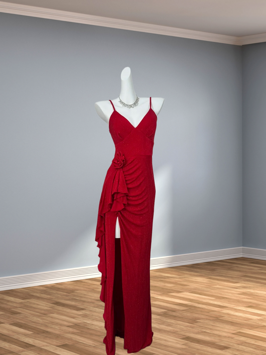 Trägerloses silbernes Vintage-Abendkleid, A-Linie, Geburtstagskleid J9370