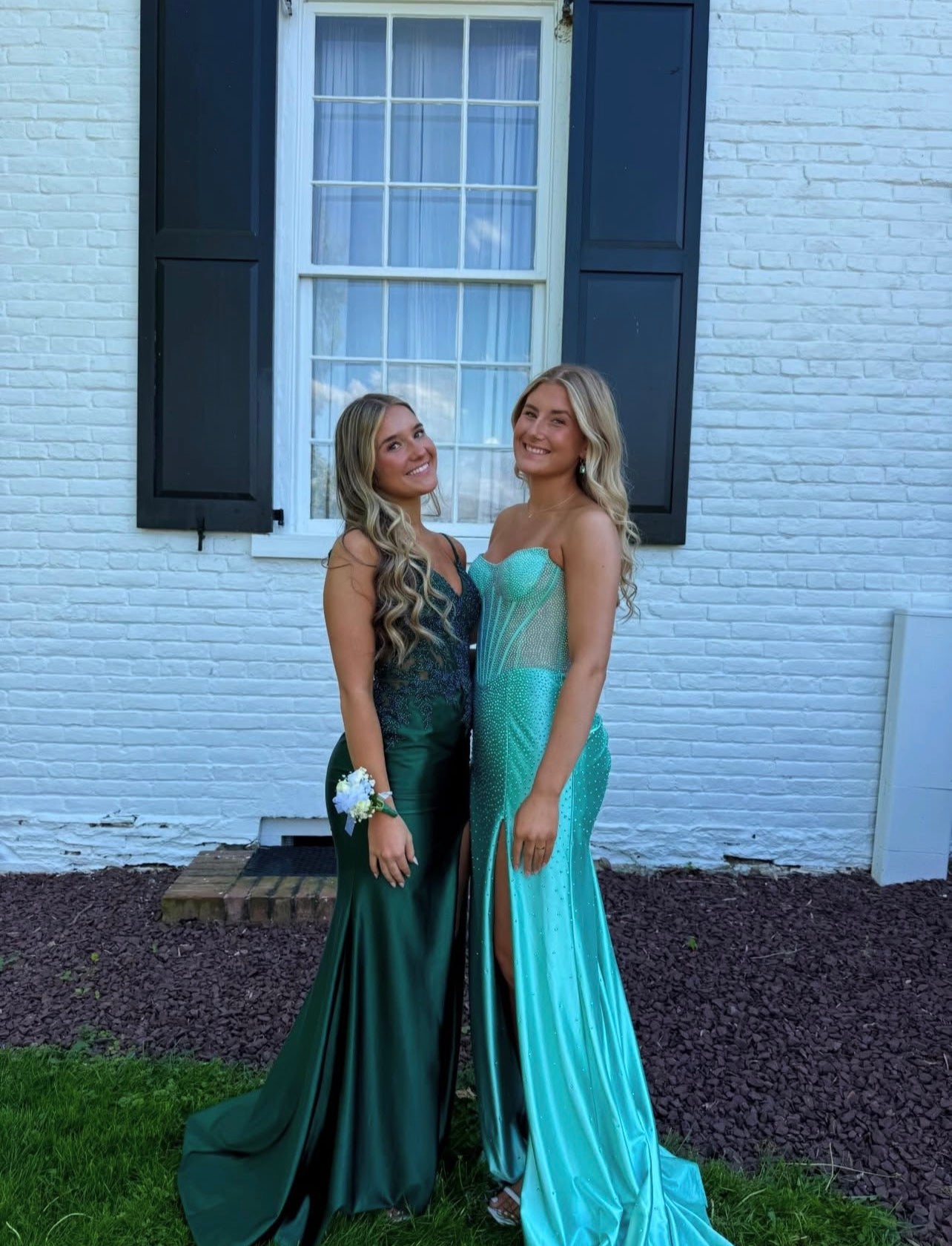 Trägerloses silbernes Vintage-Abendkleid, A-Linie, Geburtstagskleid J9370