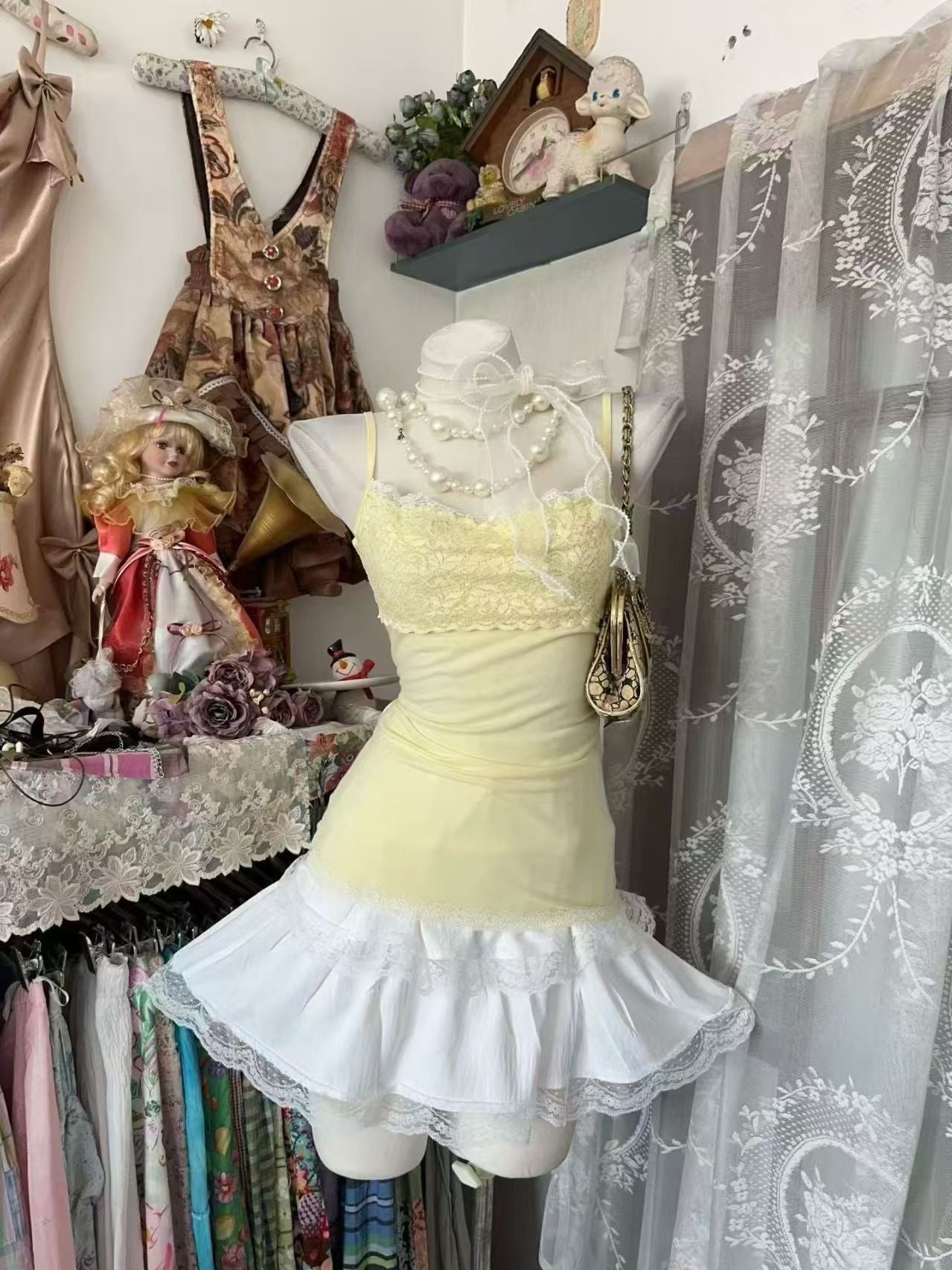 Trägerloses silbernes Vintage-Abendkleid, A-Linie, Geburtstagskleid J9370