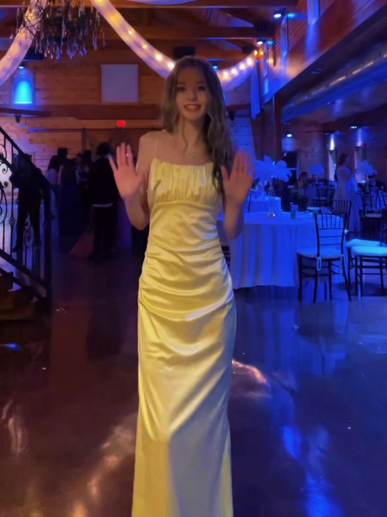 Robe de bal bustier violette en satin avec appliques, robe de soirée formelle J9413