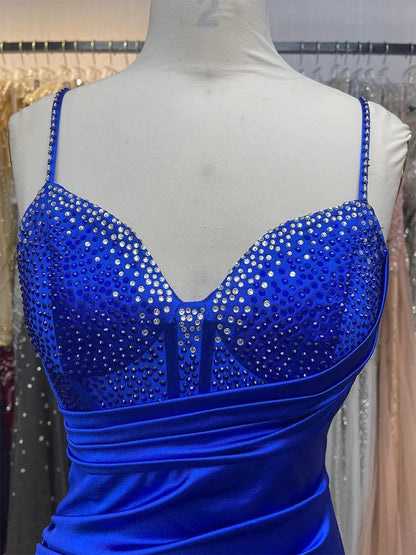 Trägerloses silbernes Vintage-Abendkleid, A-Linie, Geburtstagskleid J9370