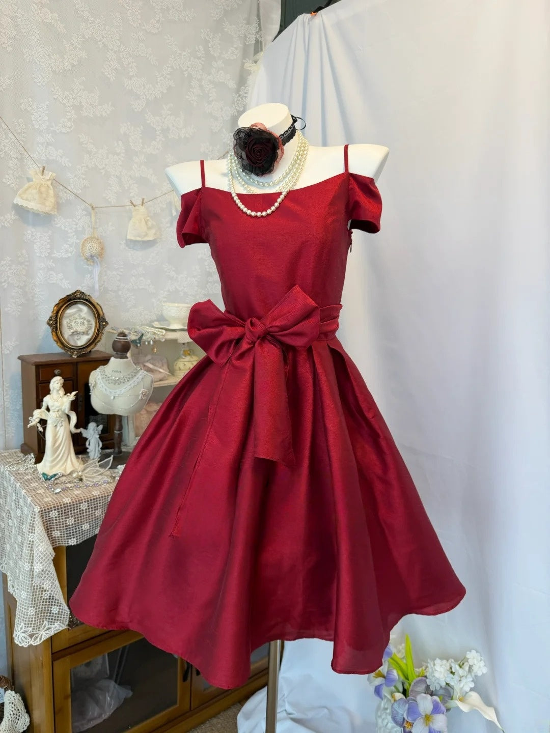 burgundy dress birthday Spaghetti Straps Short Homecoming A Line Dress J10814 Size:3Xl NPU-Kriz-202533 this gown embodies understated ASHLEYlauren Asymmetrical Dropped Waist
