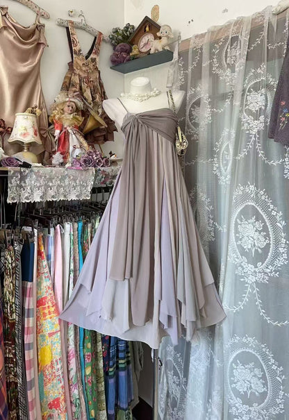 Spaghetti Straps Chiffon Homecoming Dress Short Birthday Dress  J10868
