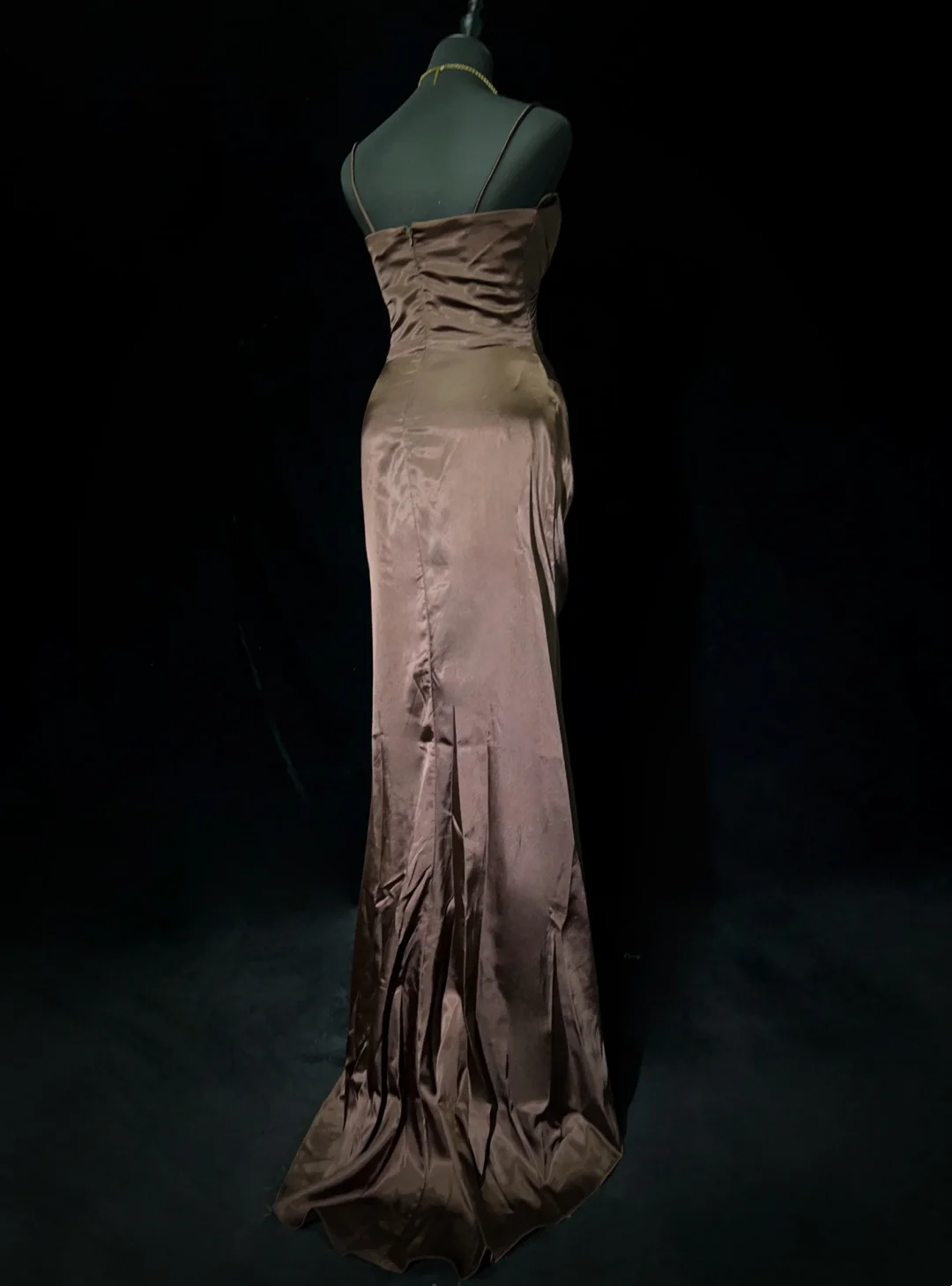 Trägerloses silbernes Vintage-Abendkleid, A-Linie, Geburtstagskleid J9370