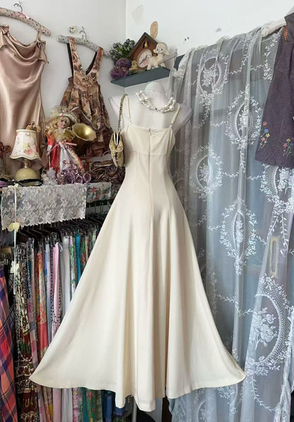 Spaghetti Straps Formal Prom Dress Wedding Guest Dress  J11862