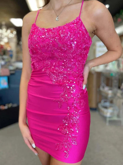 Robe de bal bustier violette en satin avec appliques, robe de soirée formelle J9413