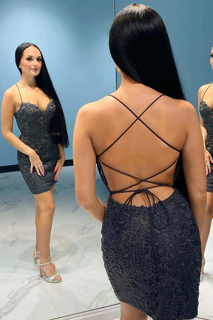 Robe de bal bustier violette en satin avec appliques, robe de soirée formelle J9413