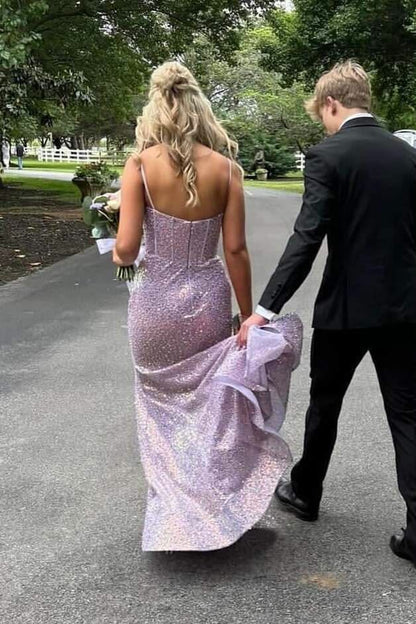 Trägerloses silbernes Vintage-Abendkleid, A-Linie, Geburtstagskleid J9370