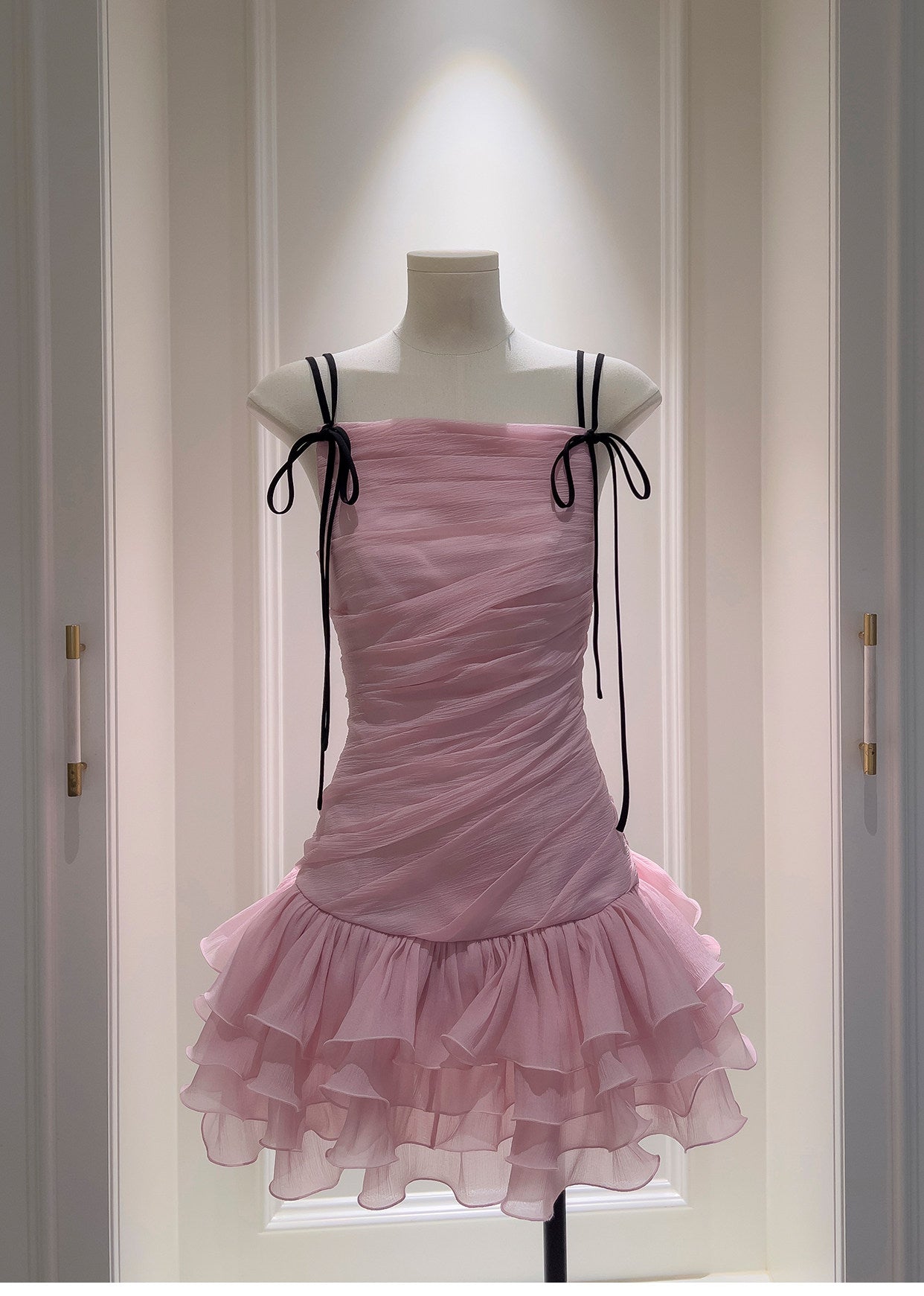 Robe de bal bustier violette en satin avec appliques, robe de soirée formelle J9413
