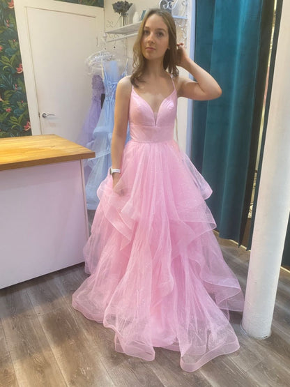 Trägerloses silbernes Vintage-Abendkleid, A-Linie, Geburtstagskleid J9370