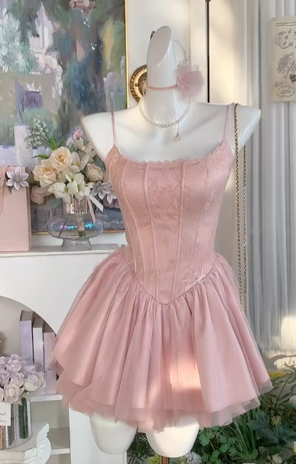Trägerloses silbernes Vintage-Abendkleid, A-Linie, Geburtstagskleid J9370