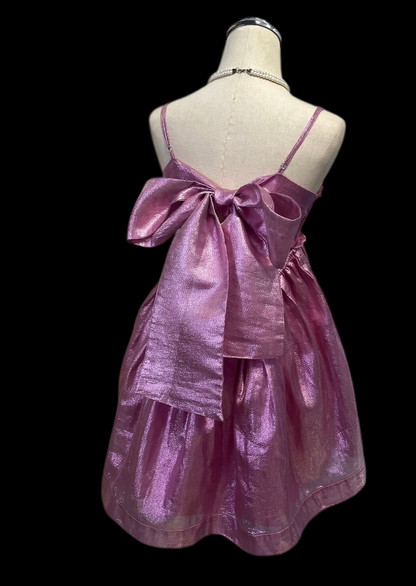 Spaghetti Straps Pink Short Birthday Dress Homecoming Dress  J12064