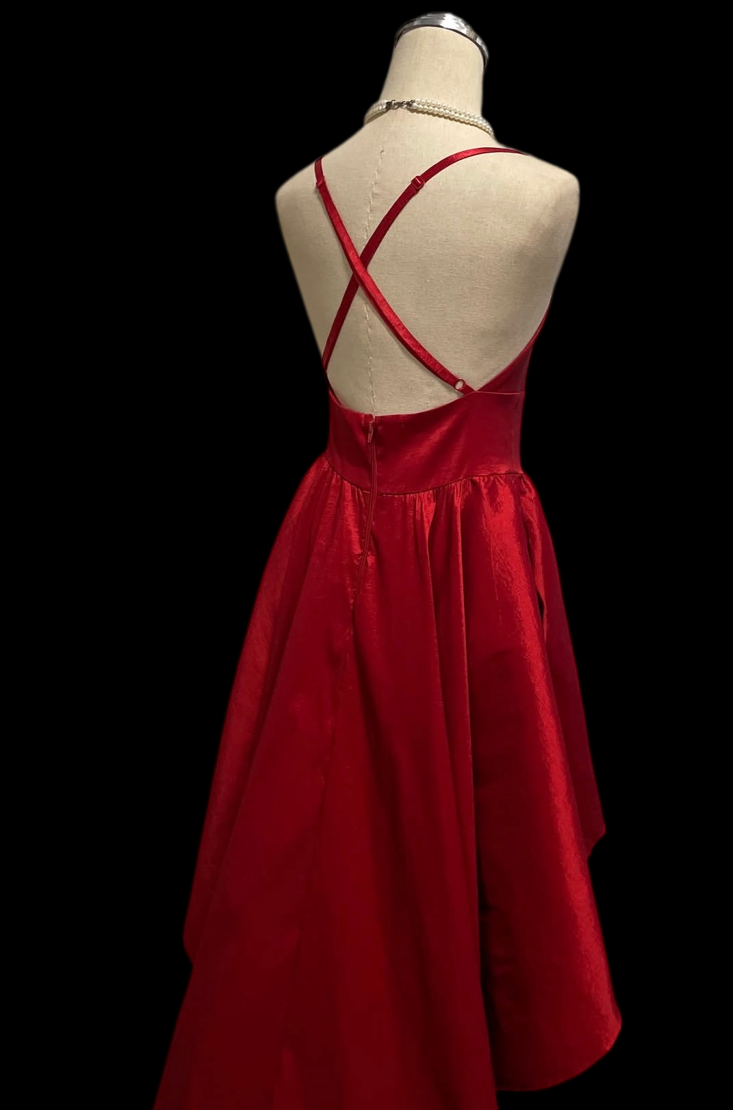 Robe de bal bustier violette en satin avec appliques, robe de soirée formelle J9413