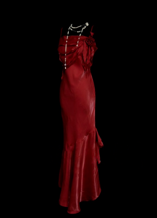 Robe de bal bustier violette en satin avec appliques, robe de soirée formelle J9413