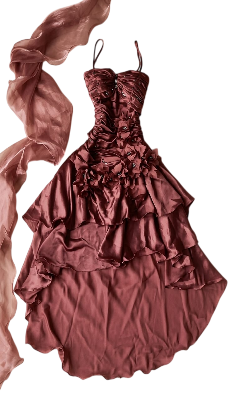 Trägerloses silbernes Vintage-Abendkleid, A-Linie, Geburtstagskleid J9370