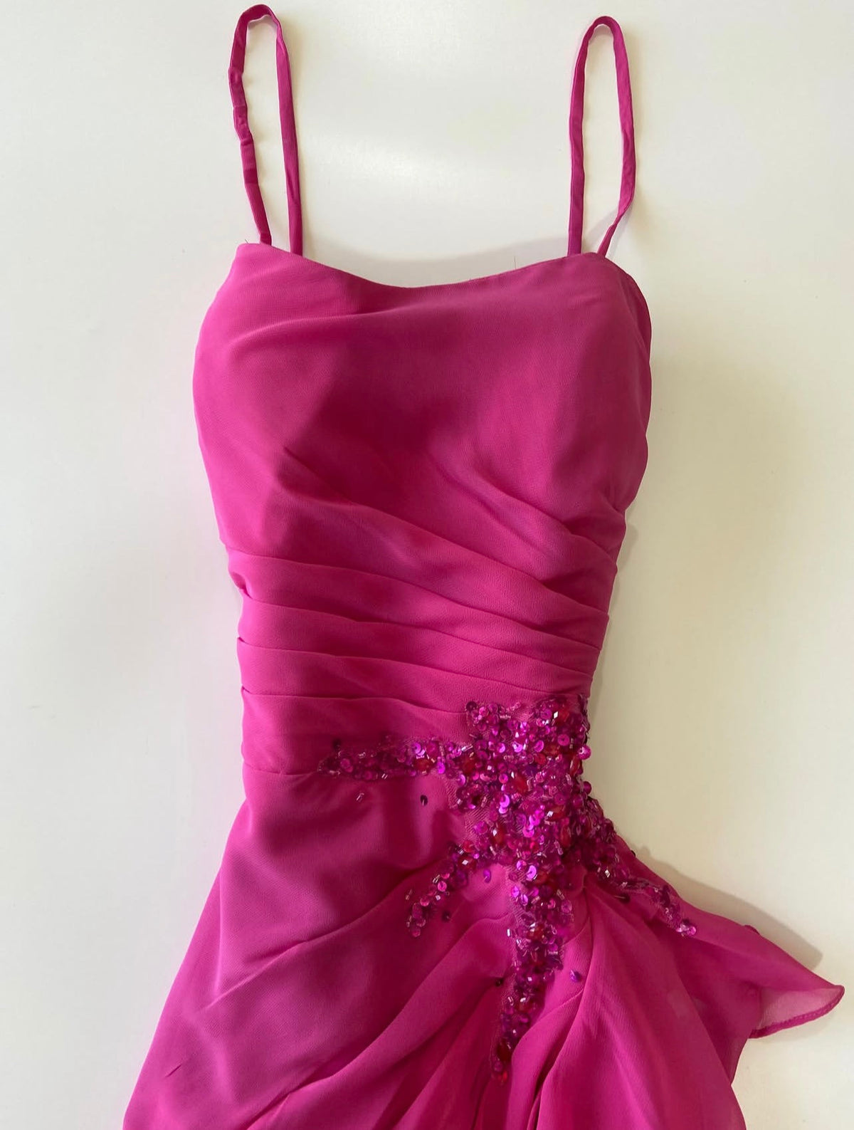 Robe de bal bustier violette en satin avec appliques, robe de soirée formelle J9413