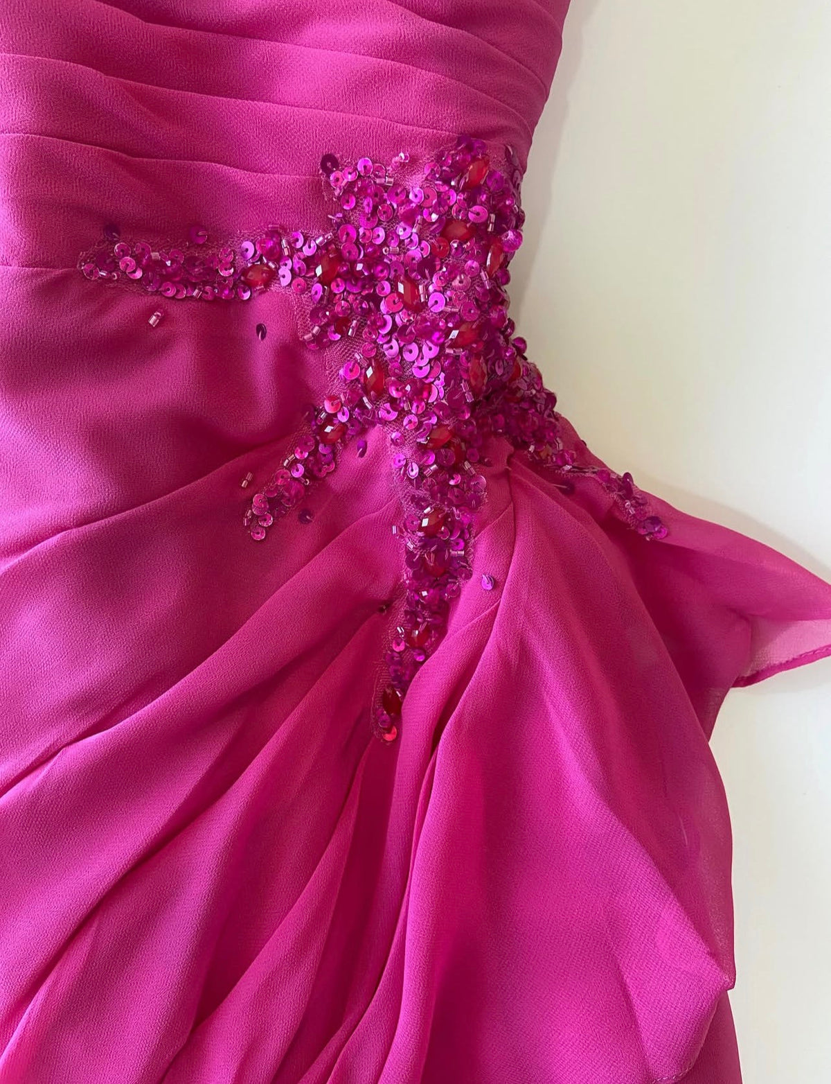 Robe de bal bustier violette en satin avec appliques, robe de soirée formelle J9413