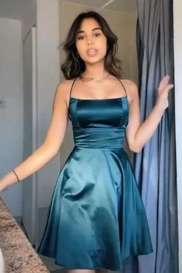 Trägerloses silbernes Vintage-Abendkleid, A-Linie, Geburtstagskleid J9370