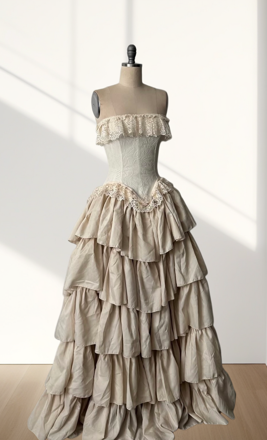 Robe de bal bustier violette en satin avec appliques, robe de soirée formelle J9413