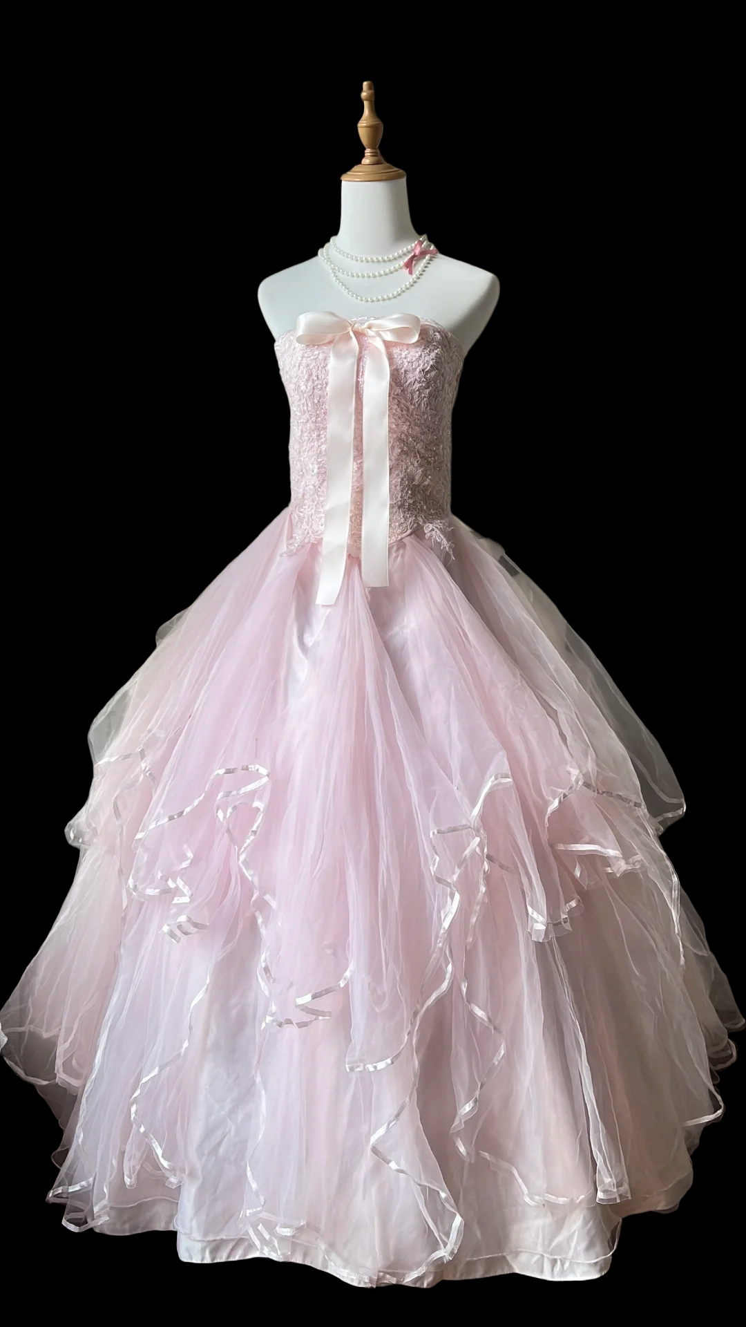 Robe de bal bustier violette en satin avec appliques, robe de soirée formelle J9413