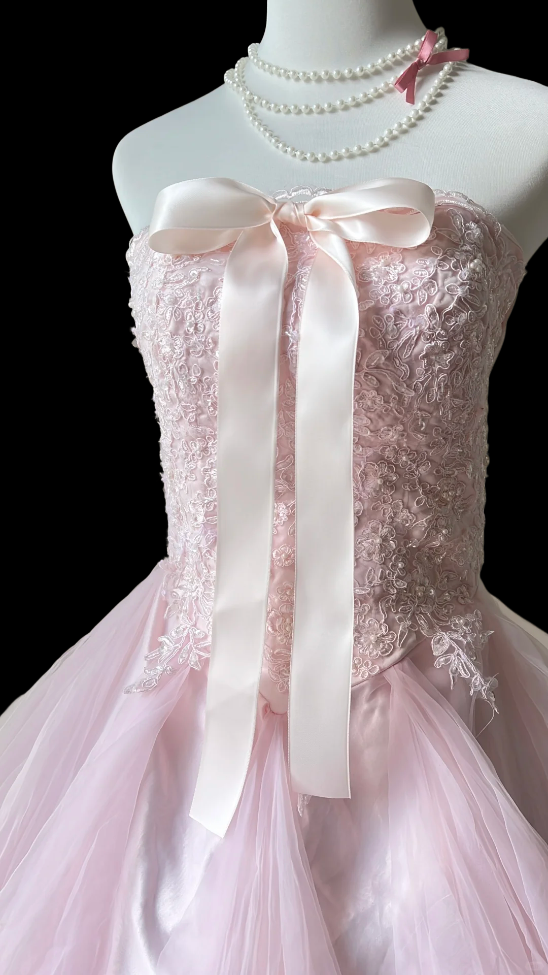 Robe de bal bustier violette en satin avec appliques, robe de soirée formelle J9413