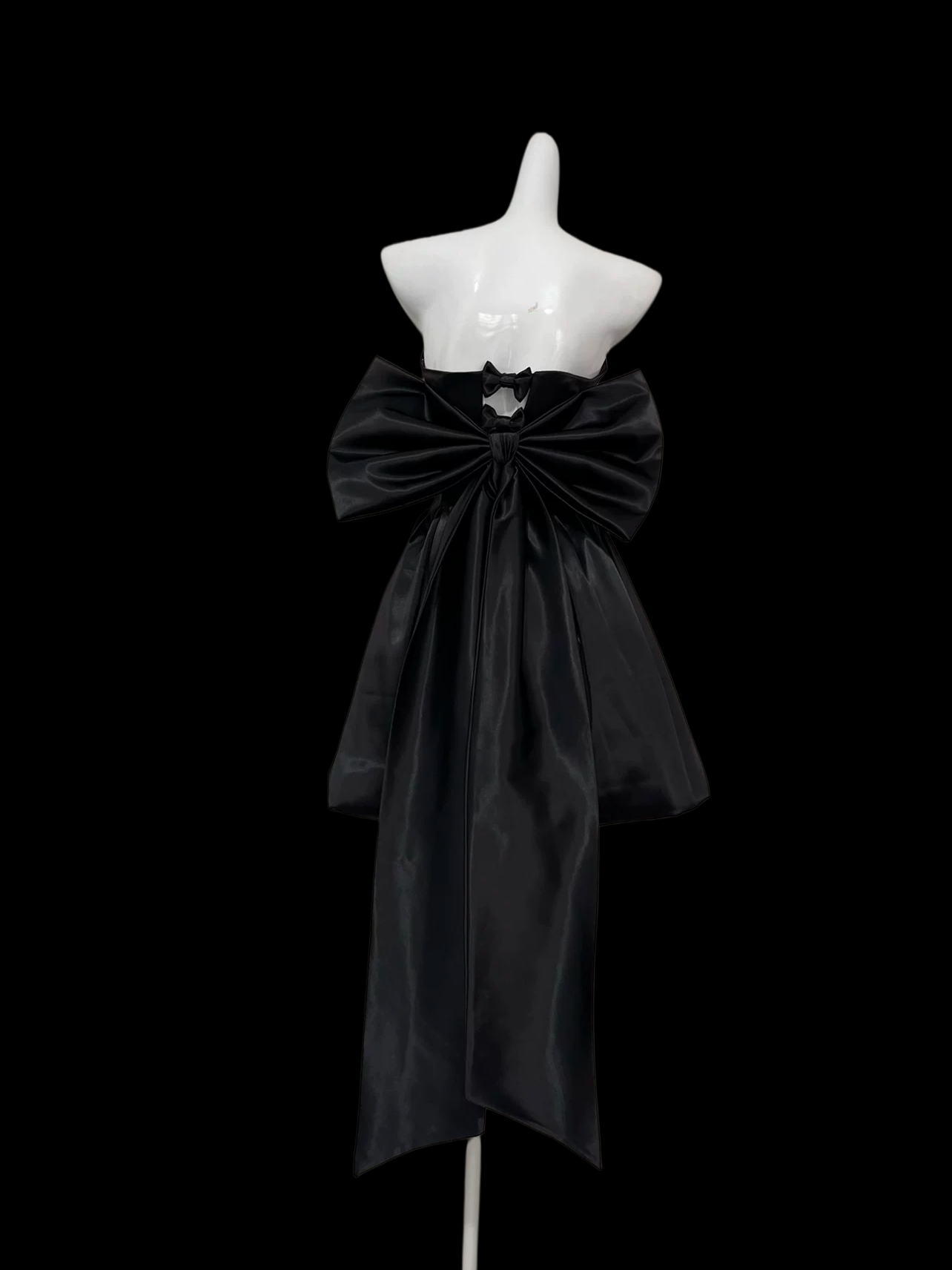 Robe de bal bustier violette en satin avec appliques, robe de soirée formelle J9413