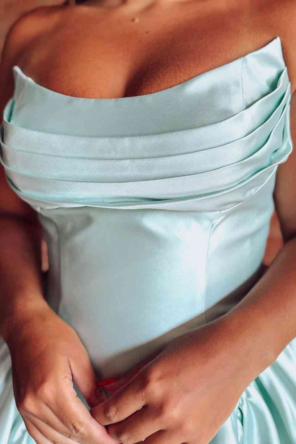 Robe de bal bustier violette en satin avec appliques, robe de soirée formelle J9413