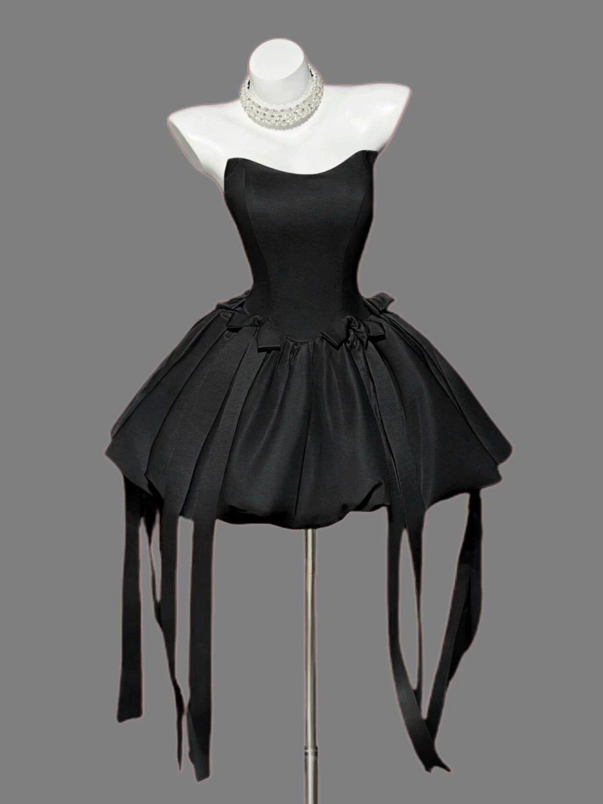 Robe de bal bustier violette en satin avec appliques, robe de soirée formelle J9413