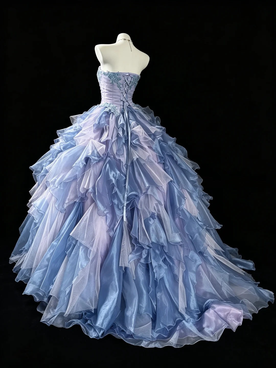 Strapless Ball Gown  Ruffled Sweet 15  Quinceanera Dresses  J11882