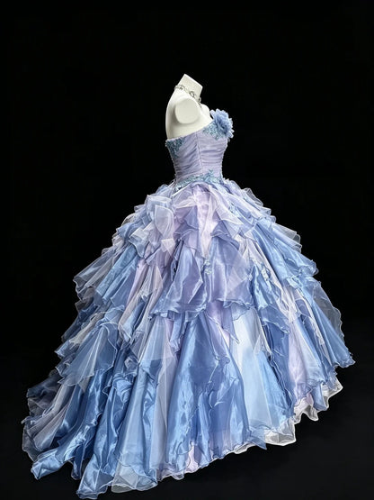 Strapless Ball Gown  Ruffled Sweet 15  Quinceanera Dresses  J11882