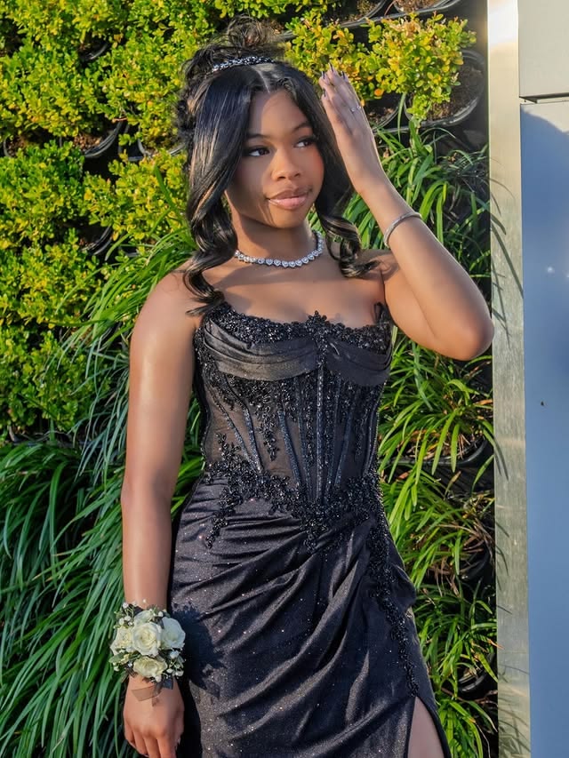 Trägerloses silbernes Vintage-Abendkleid, A-Linie, Geburtstagskleid J9370