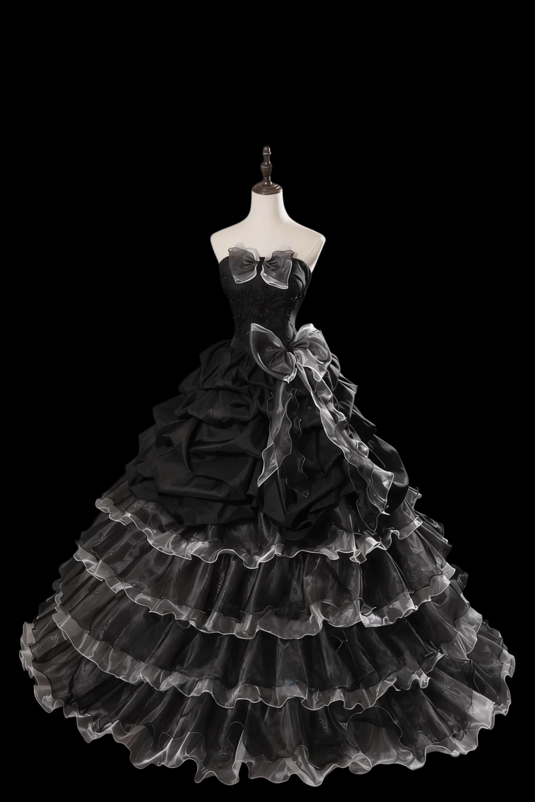 Robe de bal bustier violette en satin avec appliques, robe de soirée formelle J9413