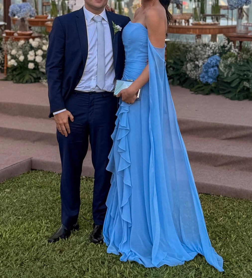 Robe de bal bustier violette en satin avec appliques, robe de soirée formelle J9413