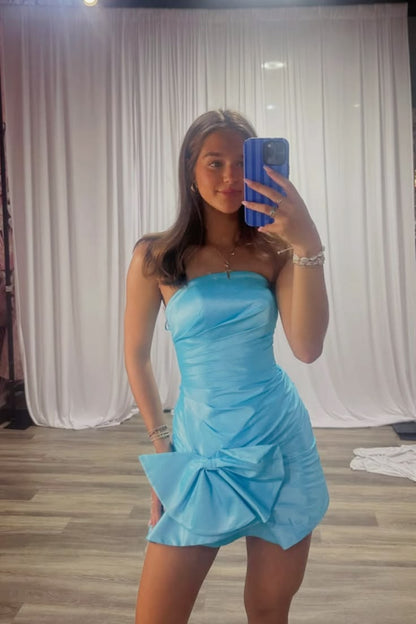 Robe de bal bustier violette en satin avec appliques, robe de soirée formelle J9413