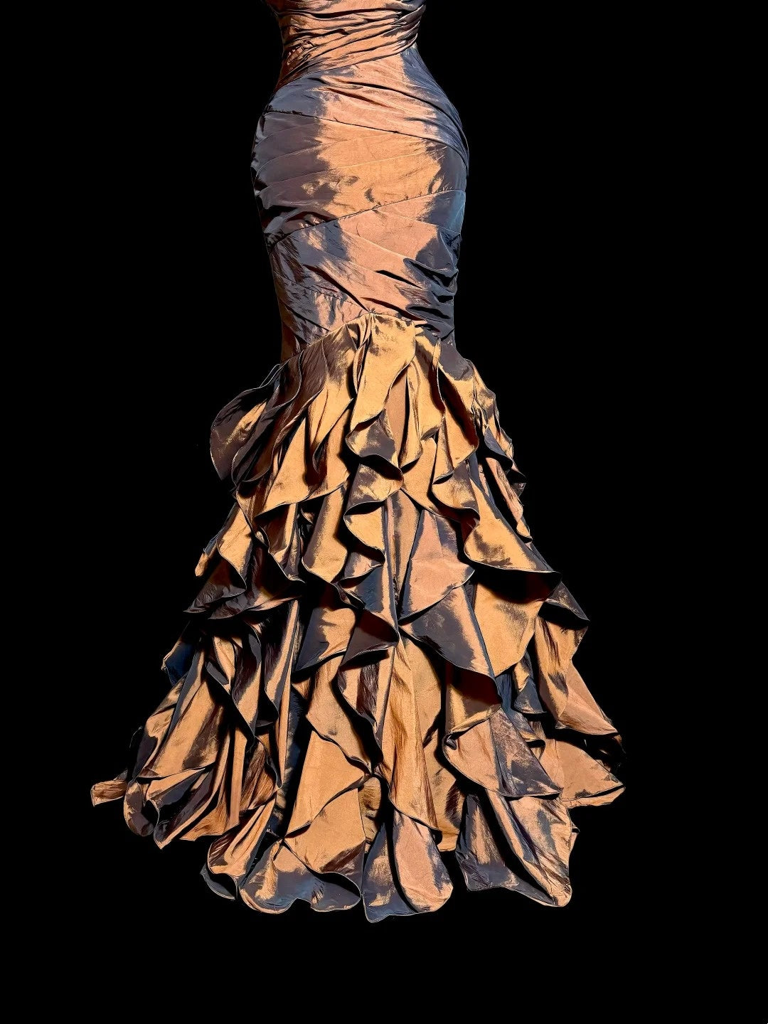 Trägerloses silbernes Vintage-Abendkleid, A-Linie, Geburtstagskleid J9370