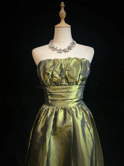 Robe de bal bustier violette en satin avec appliques, robe de soirée formelle J9413