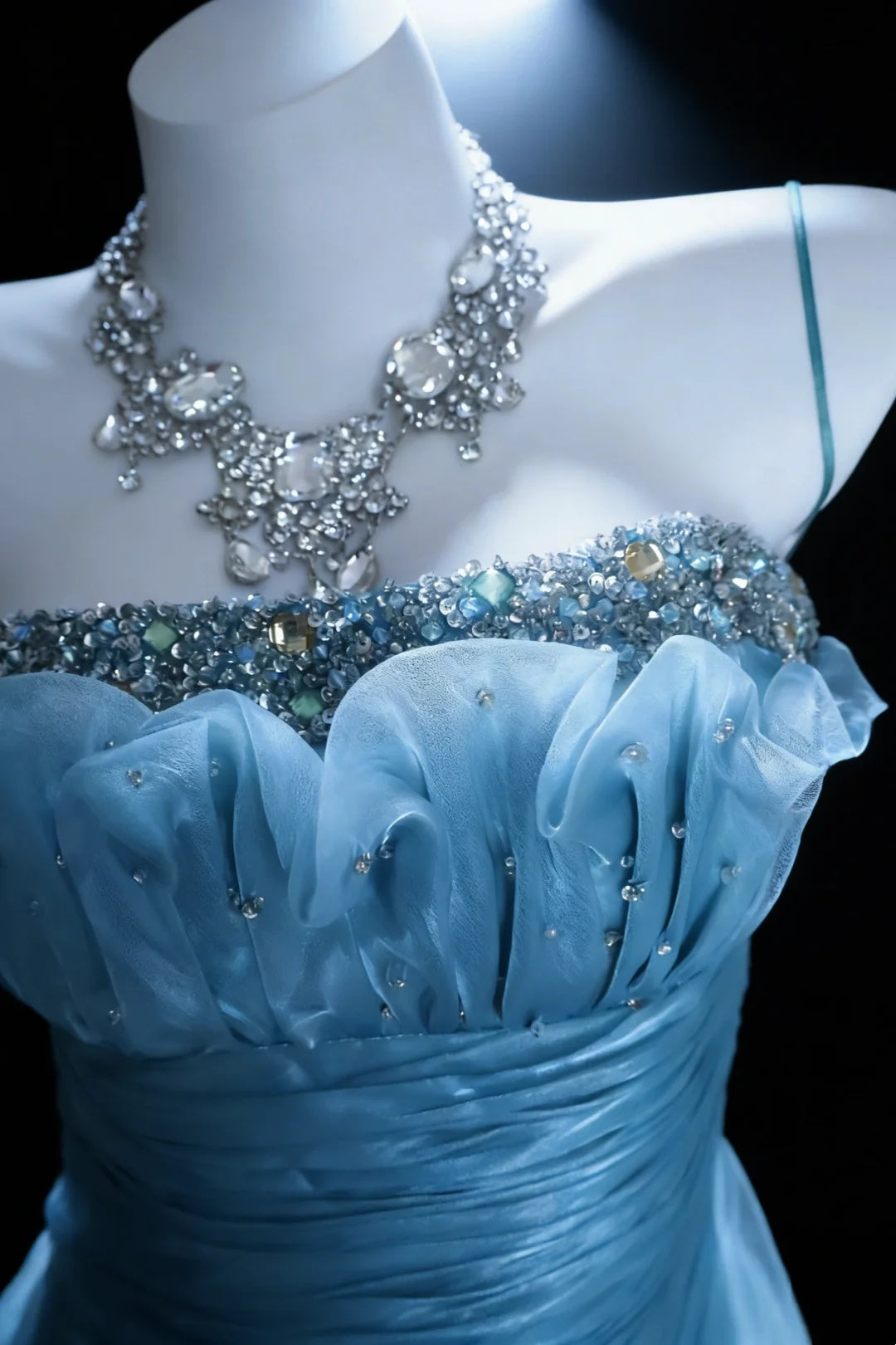 Robe de bal bustier violette en satin avec appliques, robe de soirée formelle J9413