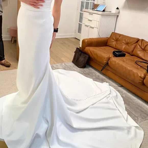 Trägerloses silbernes Vintage-Abendkleid, A-Linie, Geburtstagskleid J9370