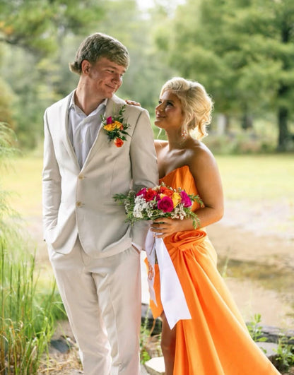 Trägerloses silbernes Vintage-Abendkleid, A-Linie, Geburtstagskleid J9370
